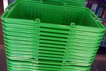 prazne košarice, zelene