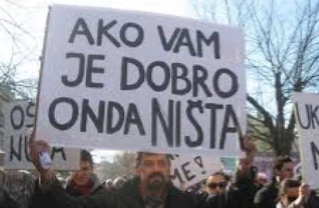 prosvjed - Ako vam je dobro onda ništa