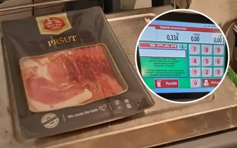 pakiranje s prikazom težine na vagi